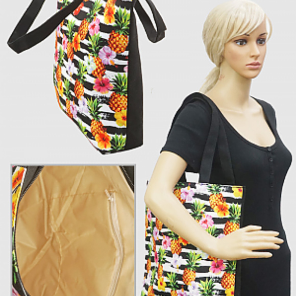 💙 Pineapple Tote Bag Beach Bag - Picture 2 of 3